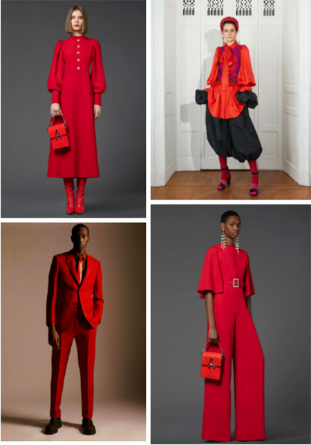 2021秋冬女裝十大流行色 晴空藍(lán)、嫩粉紅等色彩都很美(圖39)